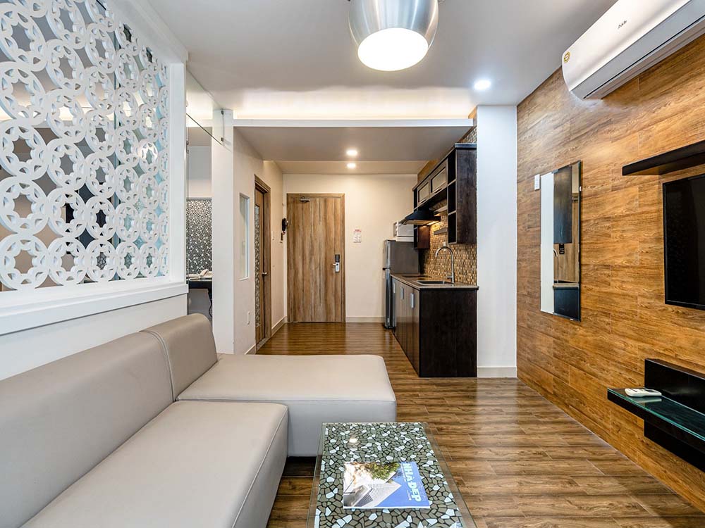 Elegant serviced apartment leasing in Phu Nhuan District Hoang Dieu Street