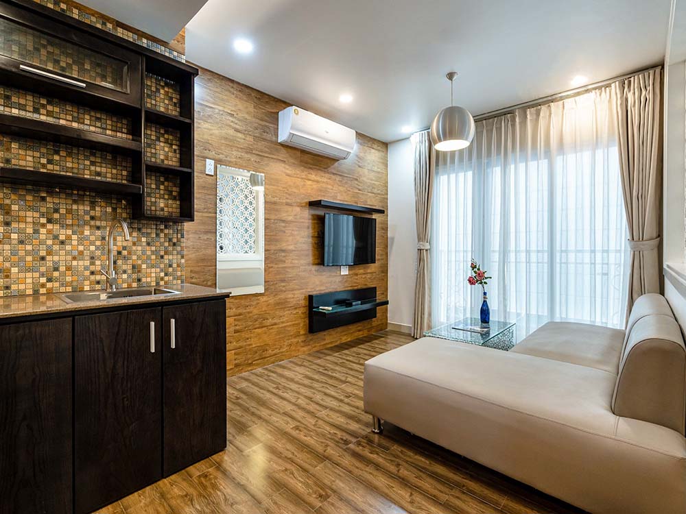Elegant serviced apartment leasing in Phu Nhuan District Hoang Dieu Street
