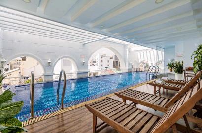 Studio serviced apartment for rent on Hoang Dieu Street, Phu Nhuan District