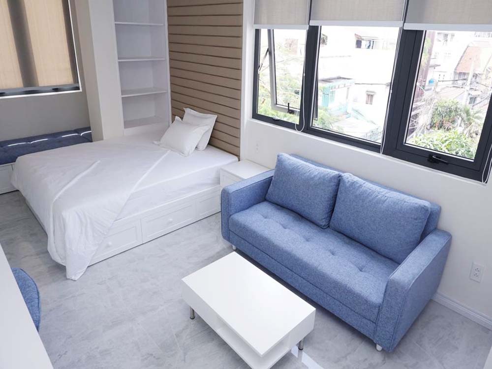 Studio serviced apartment renting in Phu Nhuan District, Tran Huu Trang Street