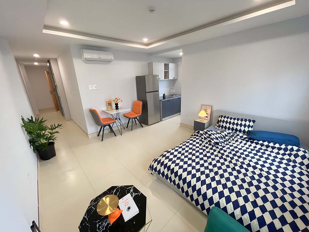 Studio serviced apartment for lease in Binh Thanh District, Saigon City Center