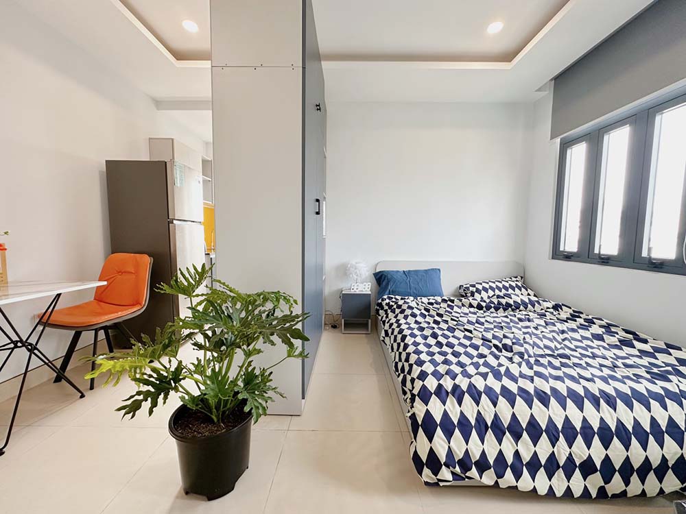 Studio serviced apartment for lease in Binh Thanh District, Saigon City Center