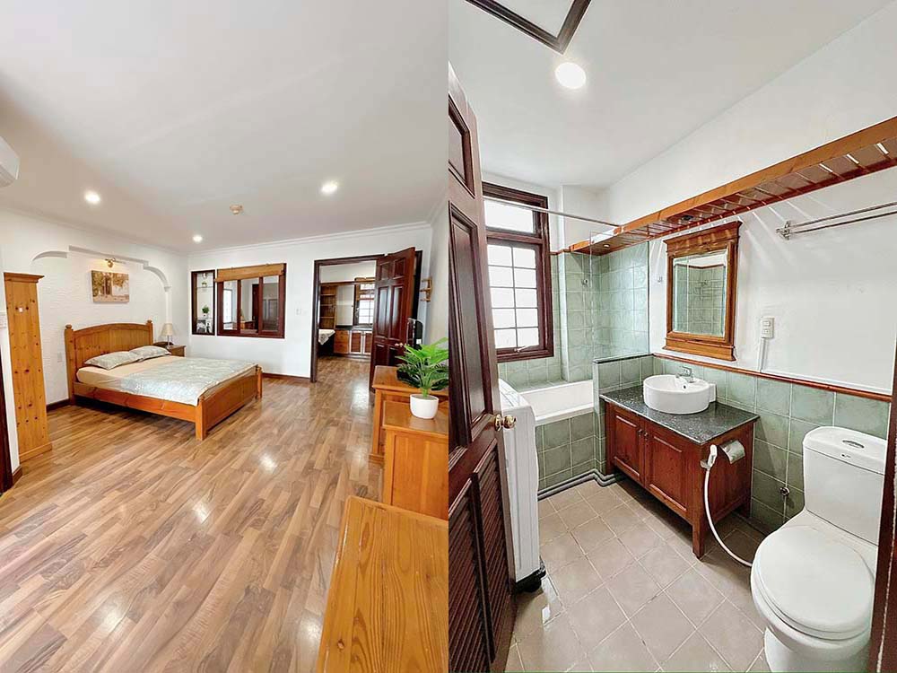 Rustic serviced apartment for lease in District 3, Huynh Tinh Cua Street, Ho Chi Minh City