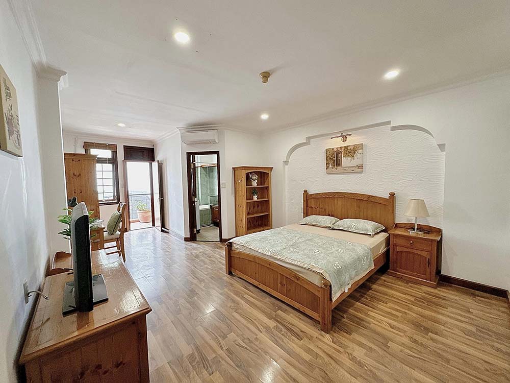 Rustic serviced apartment for lease in District 3, Huynh Tinh Cua Street, Ho Chi Minh City