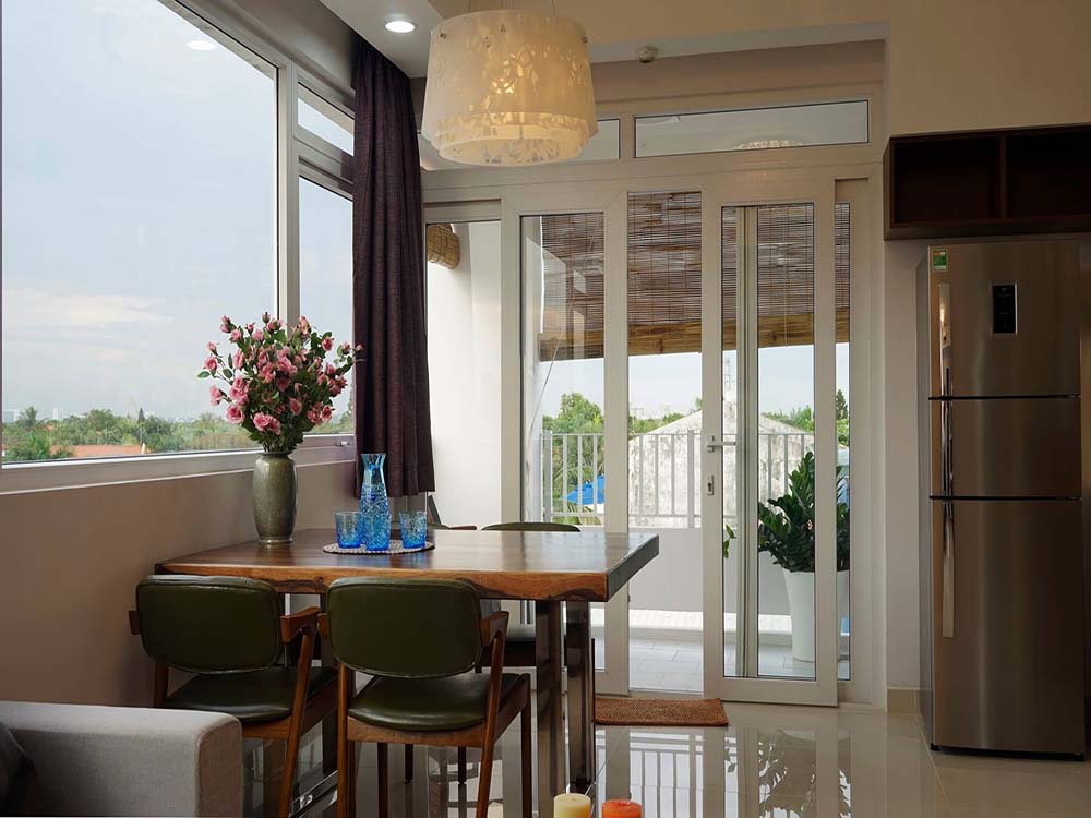 Luxury serviced apartment for rent in Thao Dien area Le Van Mien Street