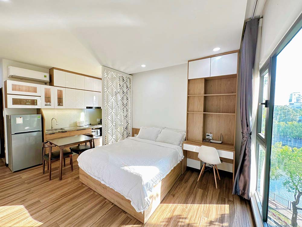 Riverside serviced apartment for lease in Phu Nhuan District HCM