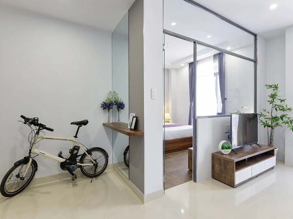Modern serviced apartment renting on Ung Van Khiem Street, Binh Thanh District