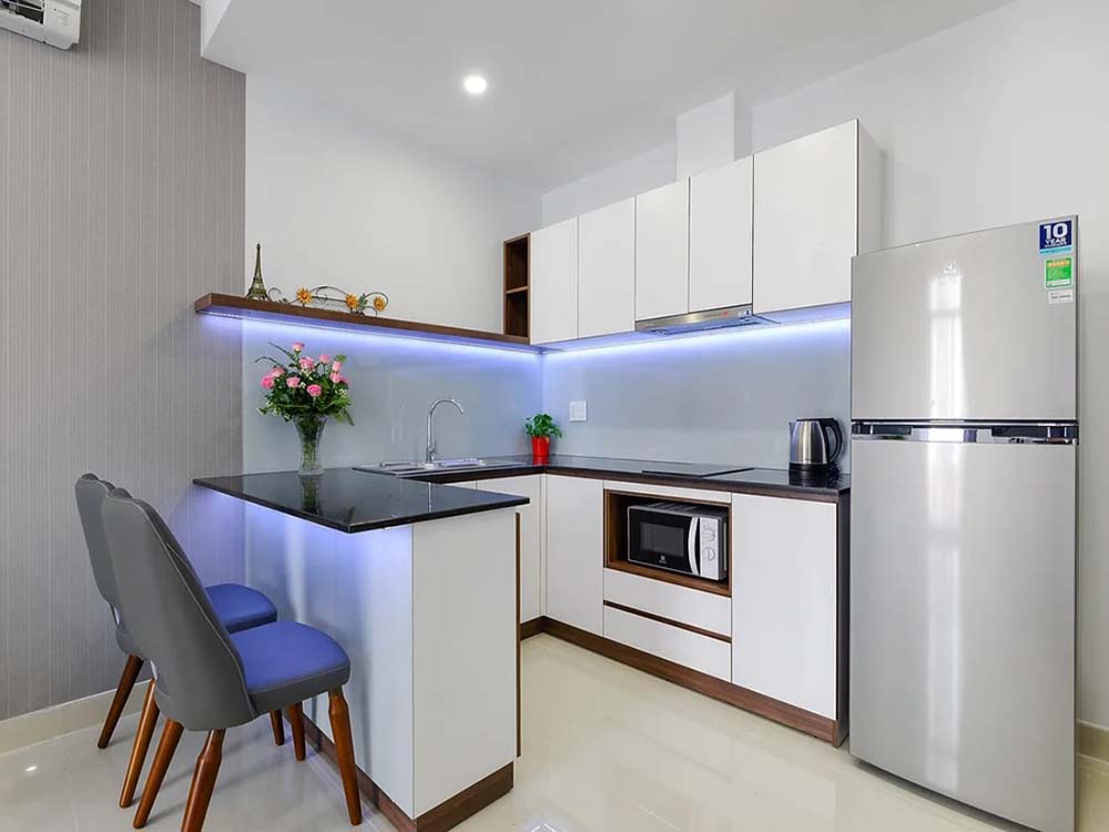 Modern serviced apartment renting on Ung Van Khiem Street, Binh Thanh District