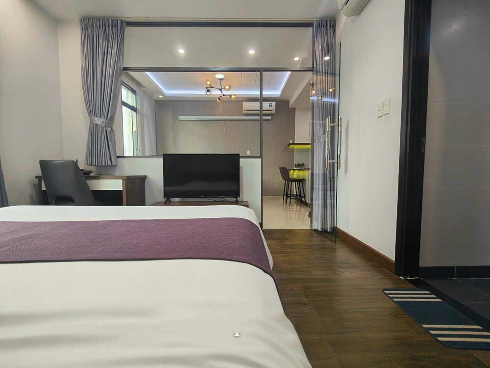 Modern serviced apartment renting on Ung Van Khiem Street, Binh Thanh District