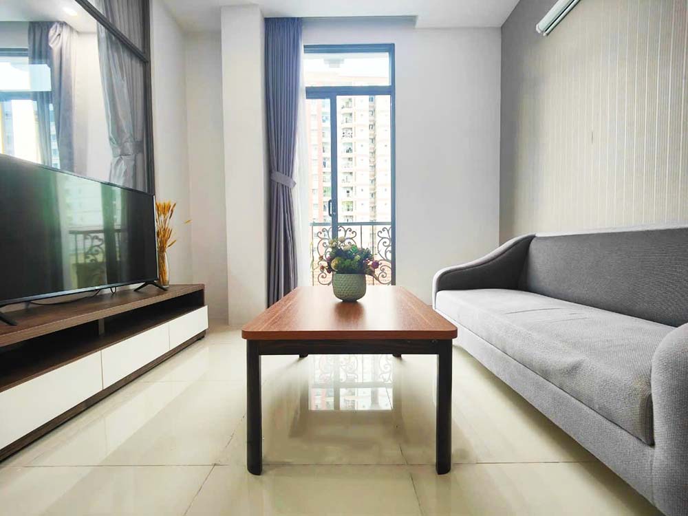Modern serviced apartment renting on Ung Van Khiem Street, Binh Thanh District