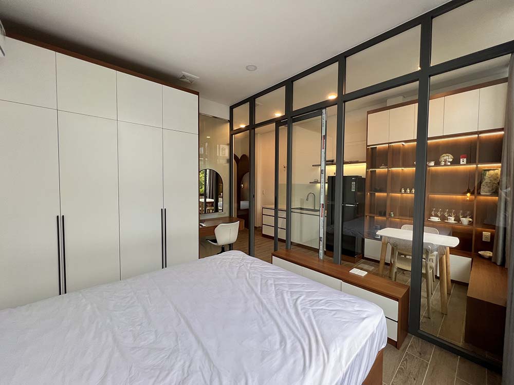 Cozy one bedroom serviced apartment for rent in Dakao Ward, Ly Van Phuc Street, District 1