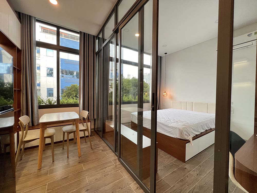 Cozy one bedroom serviced apartment for rent in Dakao Ward, Ly Van Phuc Street, District 1