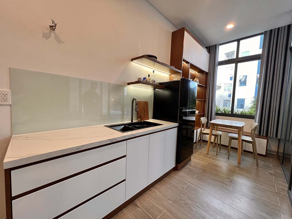 Cozy one bedroom serviced apartment for rent in Dakao Ward, Ly Van Phuc Street, District 1