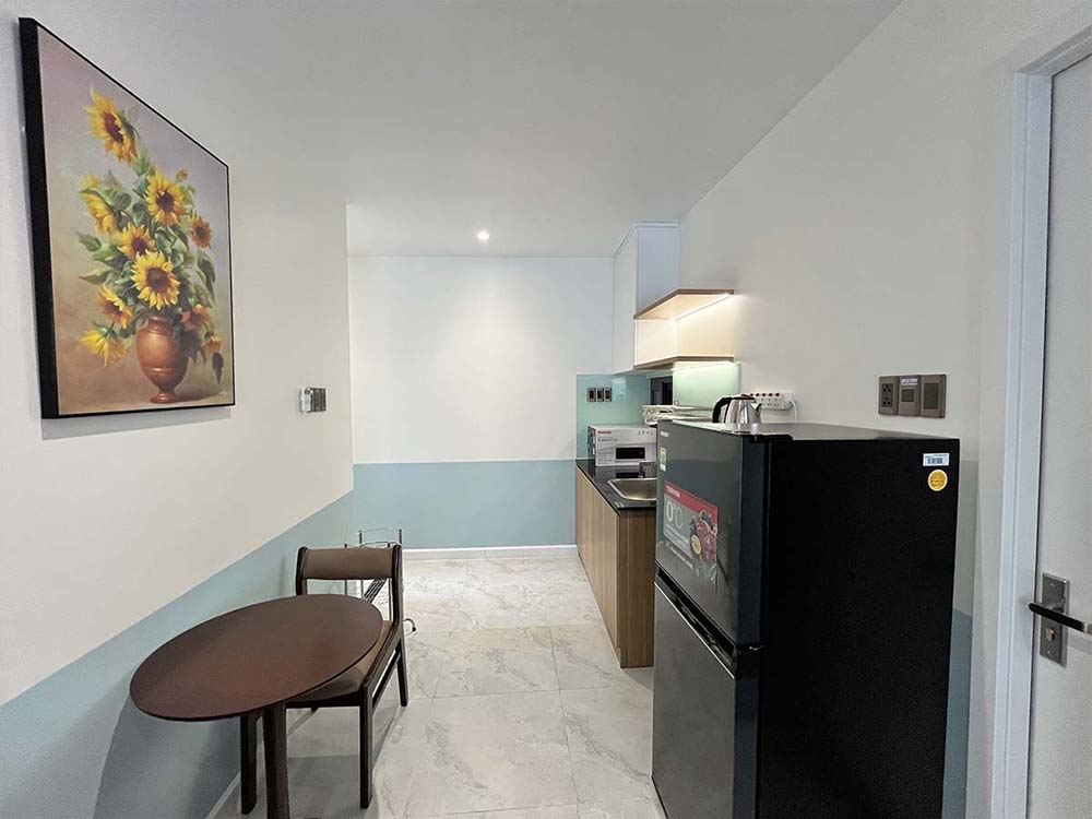 Serviced apartment for lease on Nguyen Cuu Van Street, Binh Thanh District Saigon