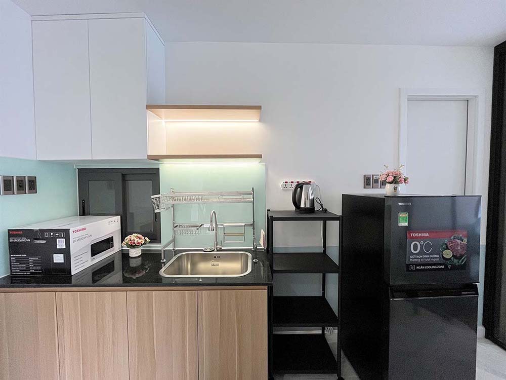 Serviced apartment for lease on Nguyen Cuu Van Street, Binh Thanh District Saigon