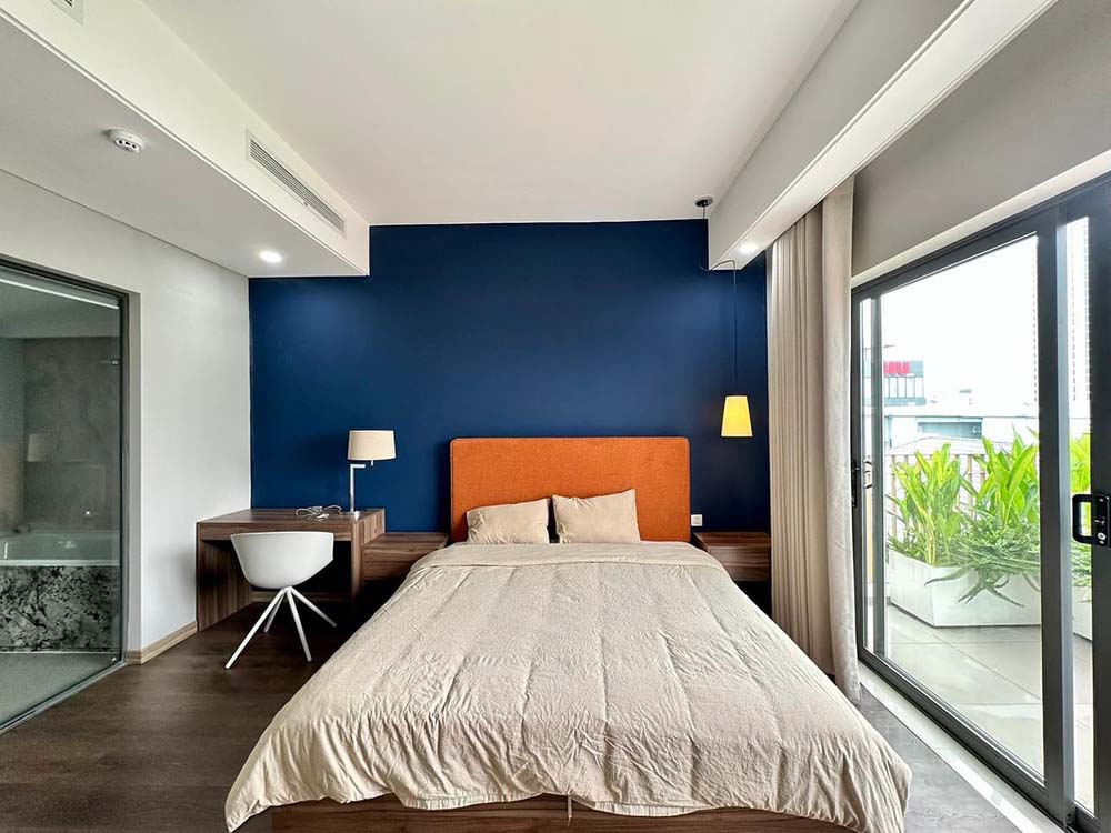 Nice serviced apartment for lease in Thao Dien area, Thu Duc City, Le Van Mien Street
