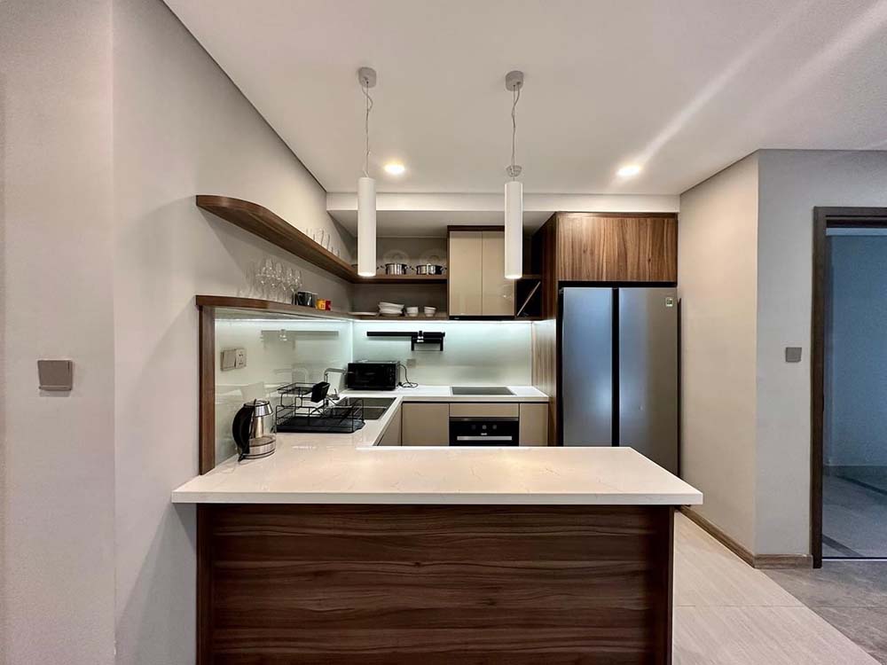 Nice serviced apartment for lease in Thao Dien area, Thu Duc City, Le Van Mien Street