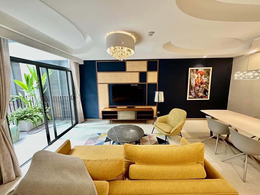 Nice serviced apartment for lease in Thao Dien area, Thu Duc City, Le Van Mien Street