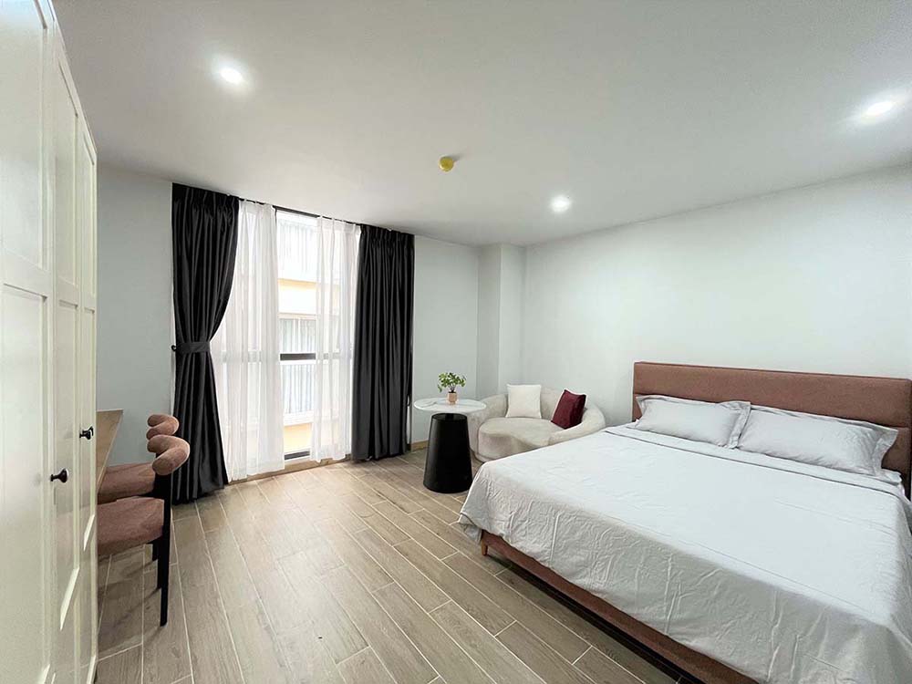 Studio serviced apartment for rent in Tan Binh District, Pho Quang Street
