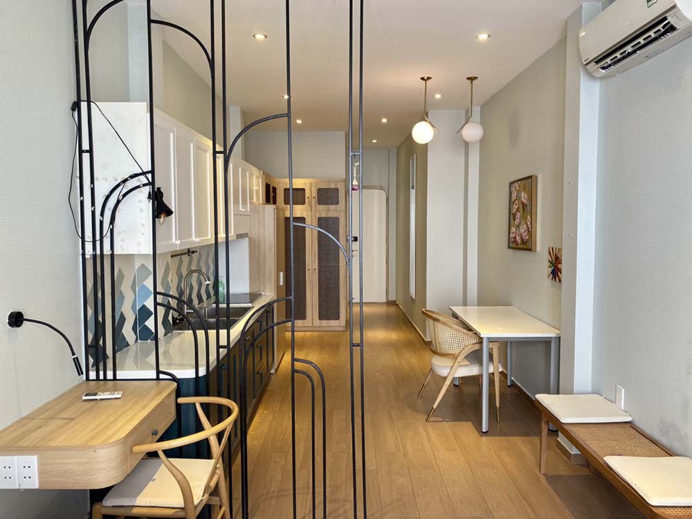 Cozy studio serviced apartment for lease on Nam Ki Khoi Nghia Street, District 3
