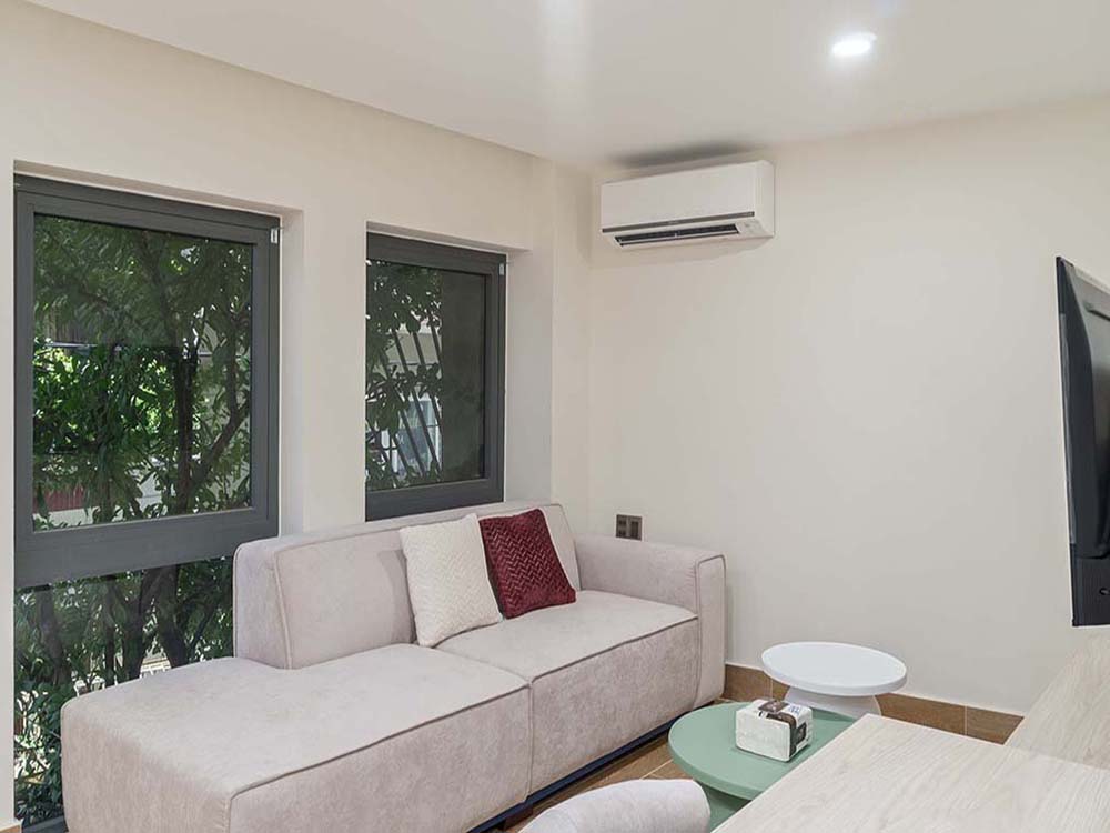 One bedroom serviced apartment for rent on Nguyen Cuu Van Street, Binh Thanh