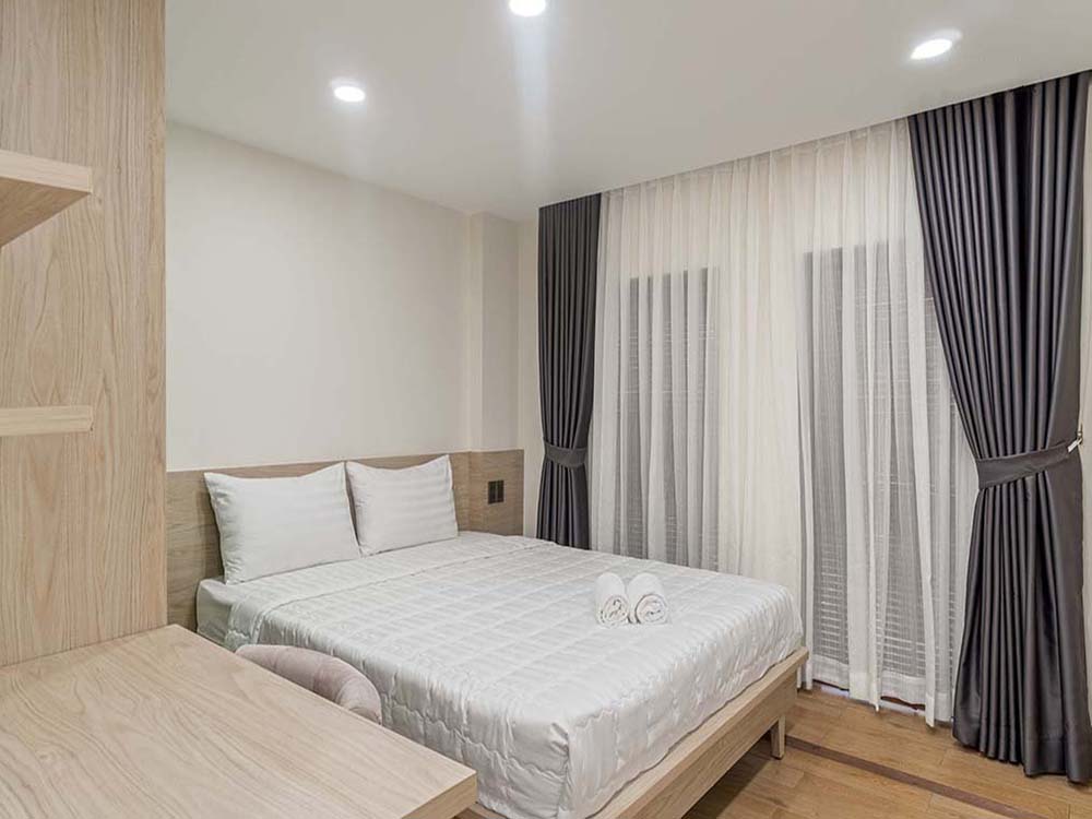 One bedroom serviced apartment for rent on Nguyen Cuu Van Street, Binh Thanh