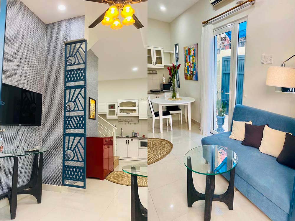 Cozy serviced apartment for rent on Nguyen Van Lac Street, Binh Thanh District