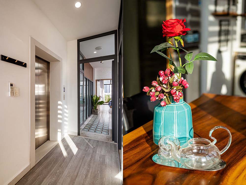 Bright-light penthouse serviced apartment for rent in Binh Thanh District Saigon