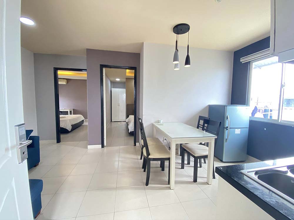 Two bedroom serviced apartment for lease on Hai Ba Trung Street District 3 Saigon