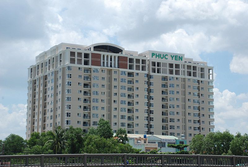 Apartment for rent in Phuc Yen Building Tan Binh District. High-floor nice view