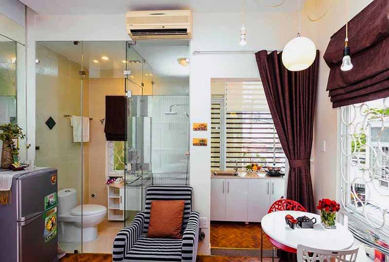 Nice serviced apartment for rent on Nguyen Dinh Chieu street District 1