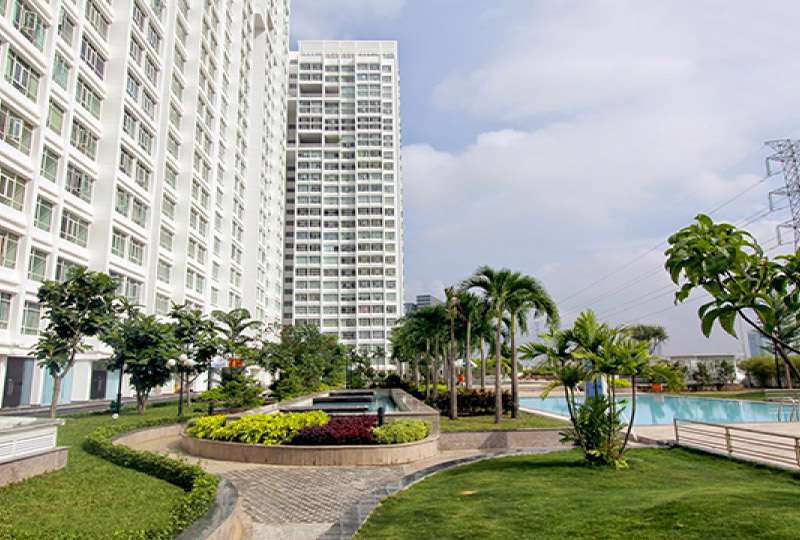 Apartment for rent in Gold House apartment Nguyen Huu Tho street District 7