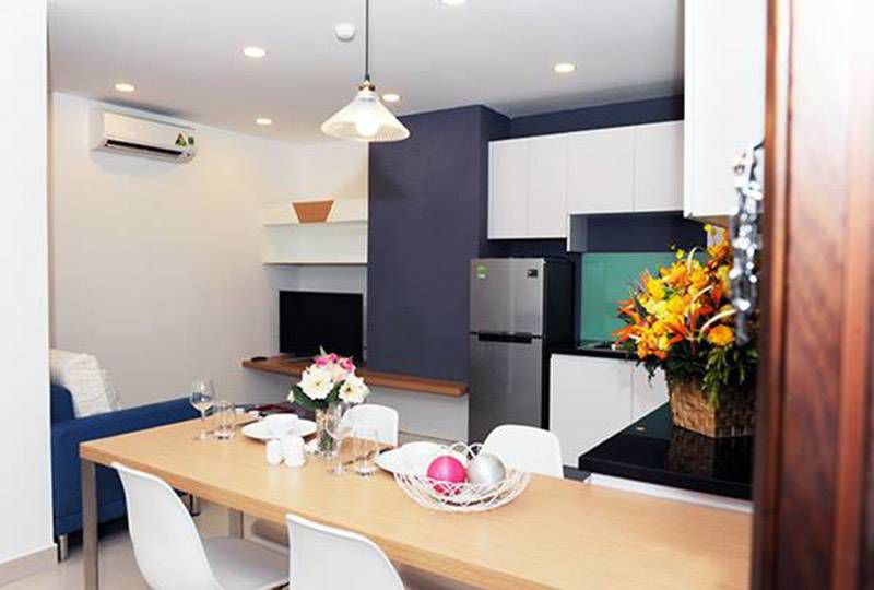Serviced apartment on Nguyen Van Huong street Thao Dien district 2 for rent