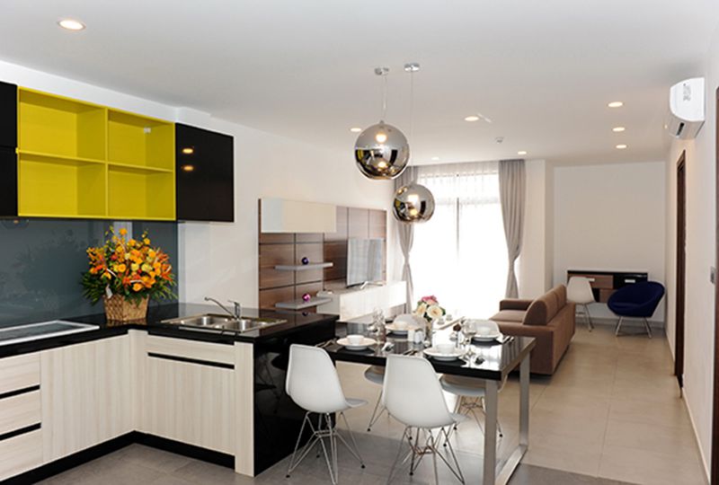 Luxury serviced apartment for rent on Thao Dien ward district 2 - Rental $1200