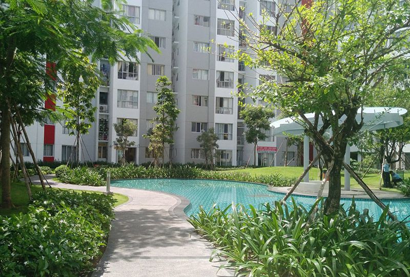 Nice apartment on Carillon building Tan Binh district for rent long-term