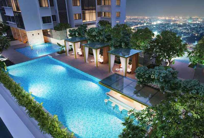 Luxury apartment in The Ascent Thao Dien area Ho Chi Minh city for rent
