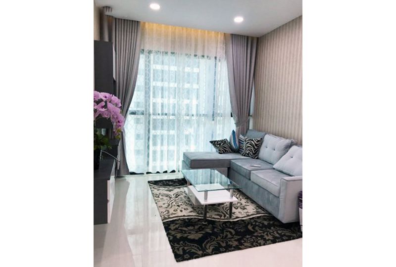 Two Bedroom apartment in The Ascent , Quoc Huong street , Thao Dien , district 2 for rent.