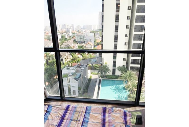 Two Bedroom apartment in The Ascent , Quoc Huong street , Thao Dien , district 2 for rent.