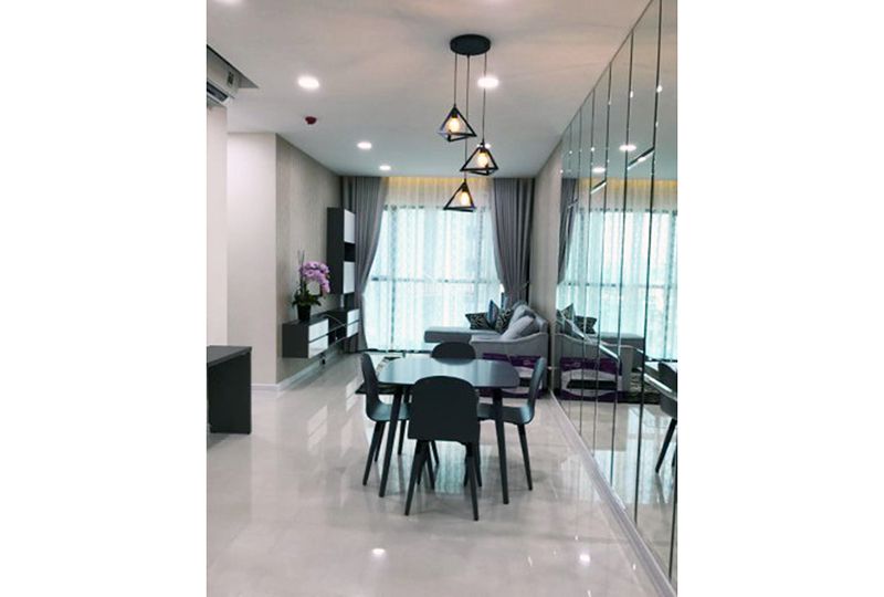 Two Bedroom apartment in The Ascent , Quoc Huong street , Thao Dien , district 2 for rent.