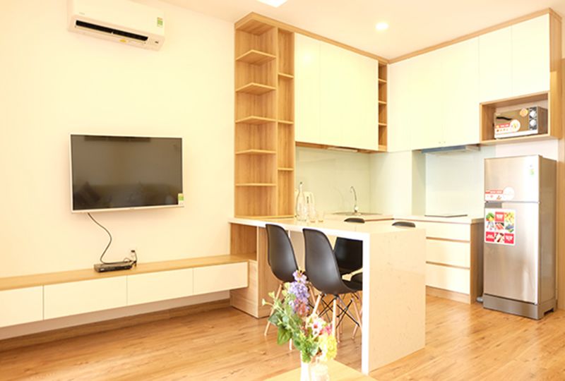 Elegant Serviced apartment on Nguyen Huu Canh street Binh Thanh district for lease