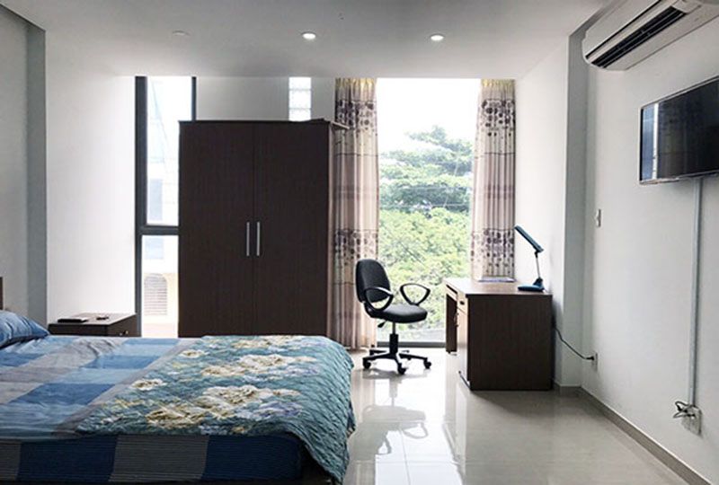 Nice serviced apartment on CMT8 street district 3 for rent