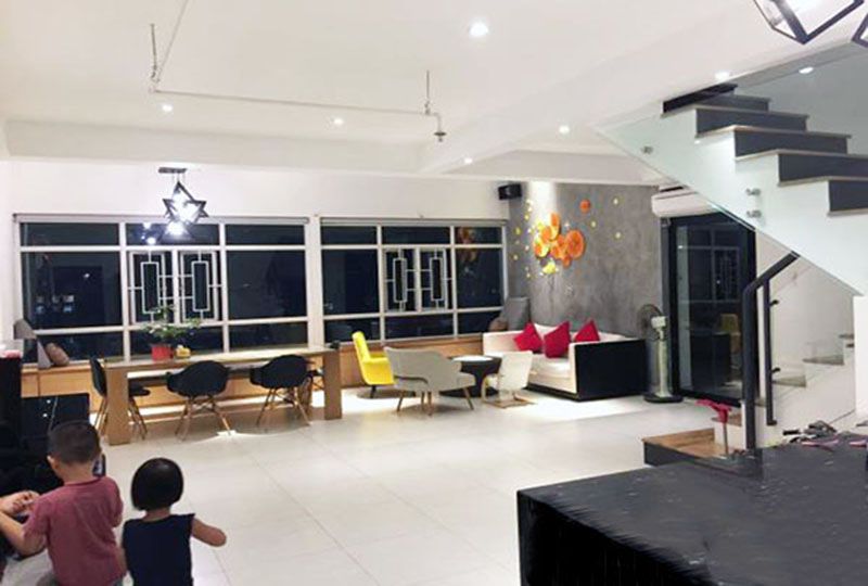 Penthouse in Giai Viet Building district 8 for rent