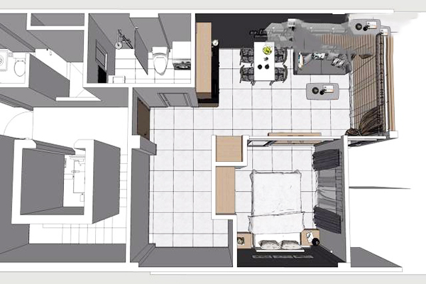 Nice serviced apartment in Phu My ward District 7 for rent - Rental 320$