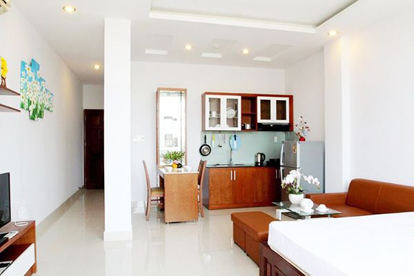 Nice serviced apartment at Tran Binh Trong street in distric 5 for rent