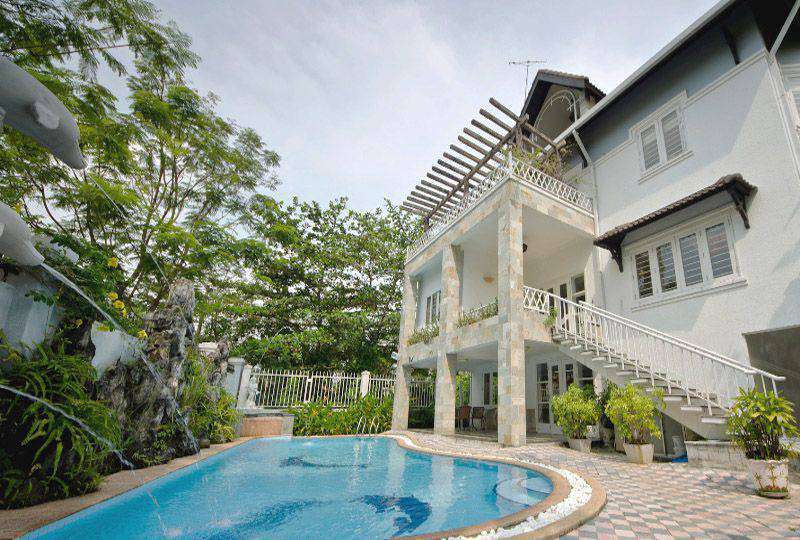 Luxury villa in Thao Dien area near Saigon river district 2 for rent
