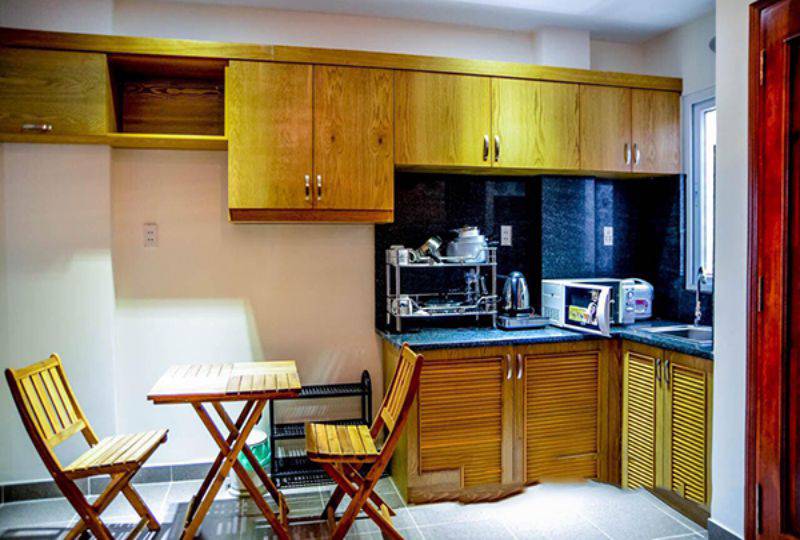 Serviced apartment for rent on Pham Viet Chanh street district 1 Saigon