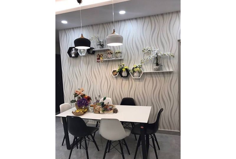 Three bedroom apartment at Lacasa Building district 7 for lease