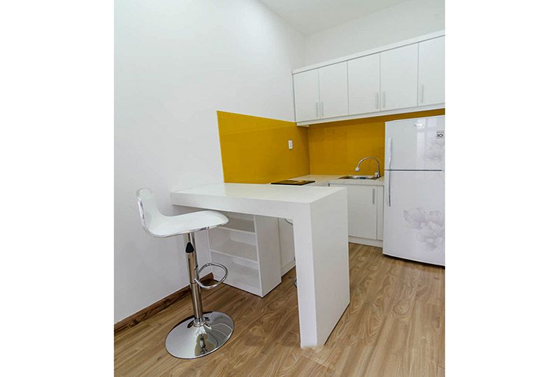 Nice studio apartment for lease in quiet alley Le Van Sy street Phu Nhuan district HCMC