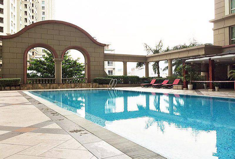Nice 3 bedroom apartment in The Manor Nguyen Huu Canh street for rent