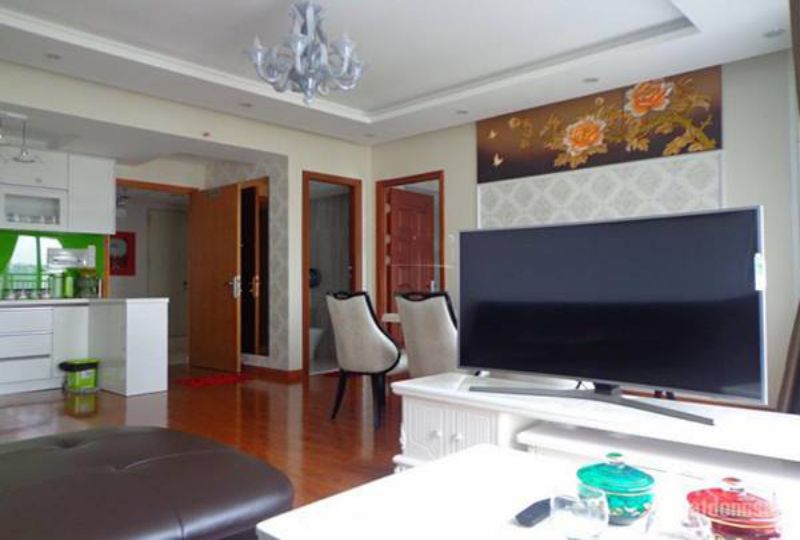Two bedroom apartment in Thu Thiem Sky Building for leasing 